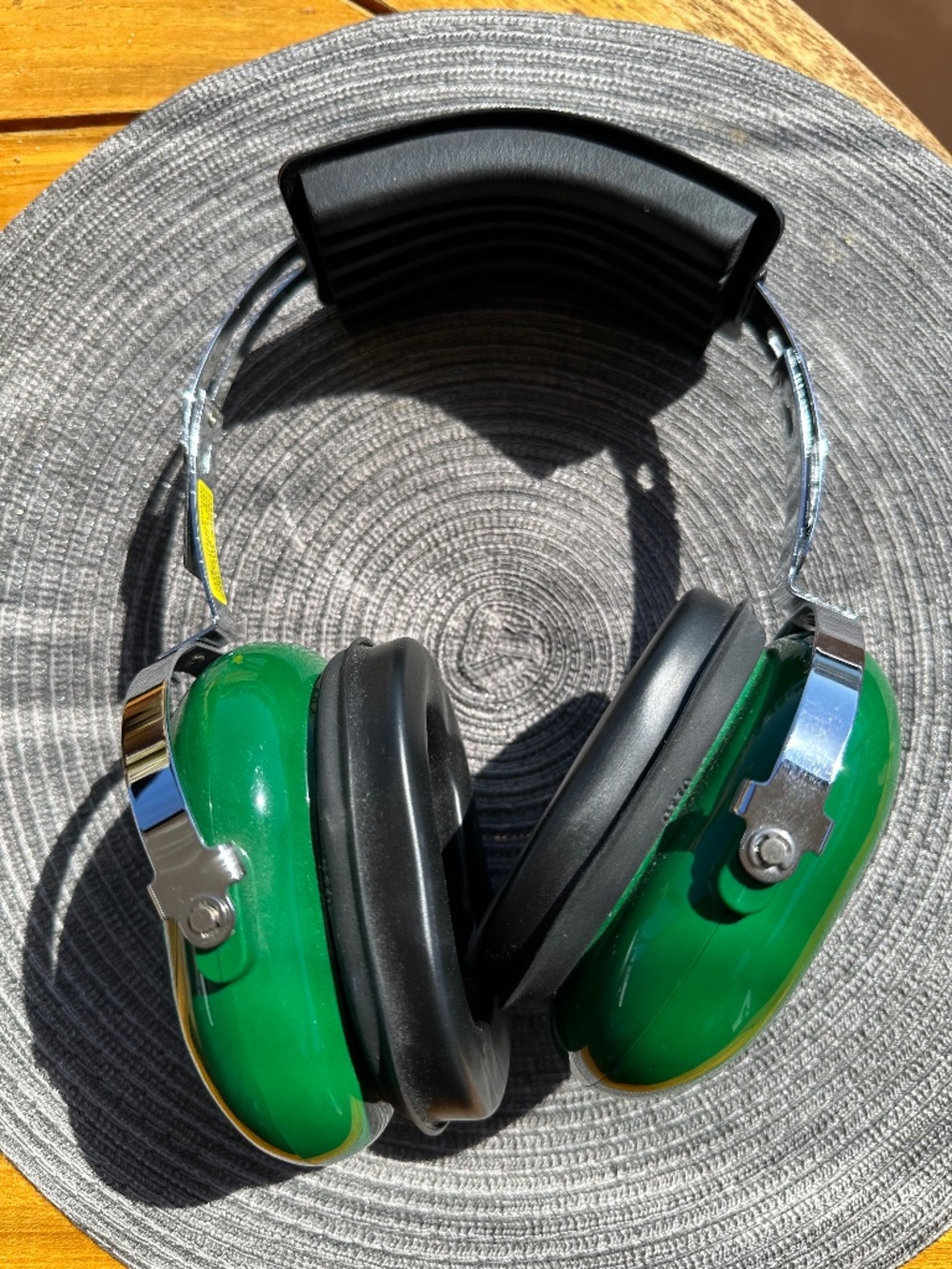 David Clark 10A/10AS Green Hearing Protectors Earmuffs Made USA